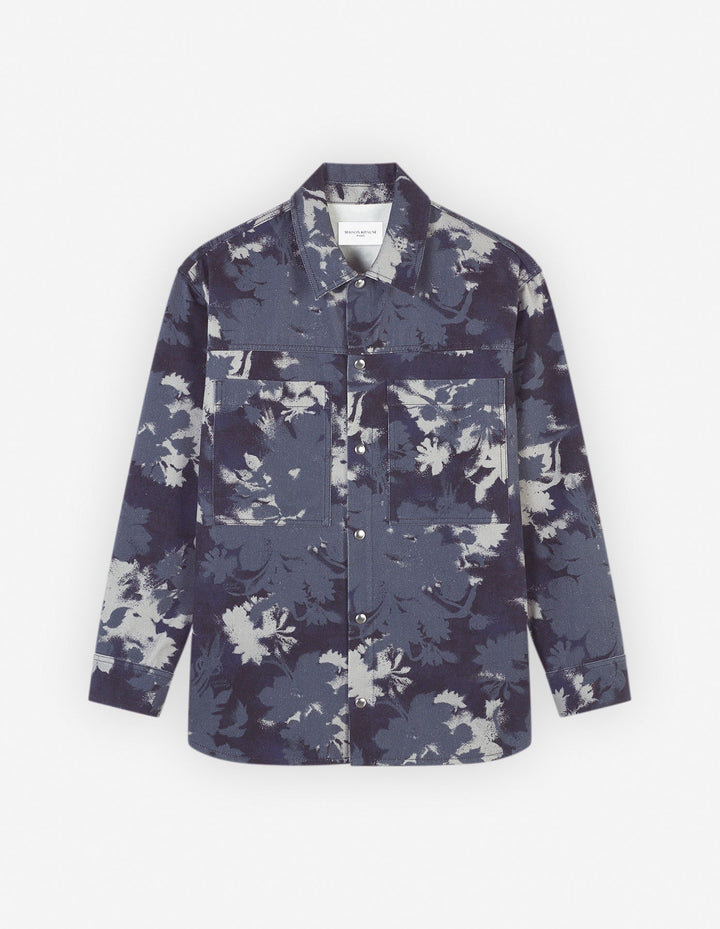 WORKWEAR OVERSHIRT IN BOUQUET CAMEO PRINTED COTTON