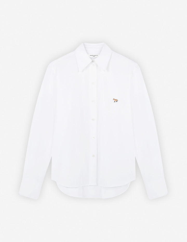 CLASSIC SHIRT WITH BABY FOX PATCH IN COTTON POPLIN