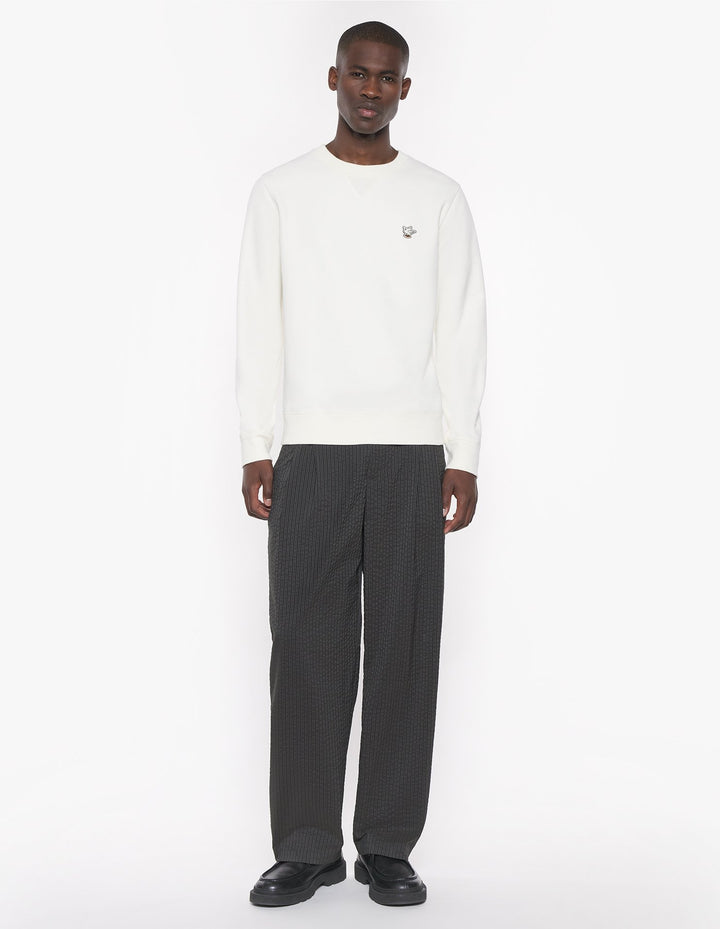 BARISTA FOX PATCH REGULAR SWEATSHIRT TAPIOCA
