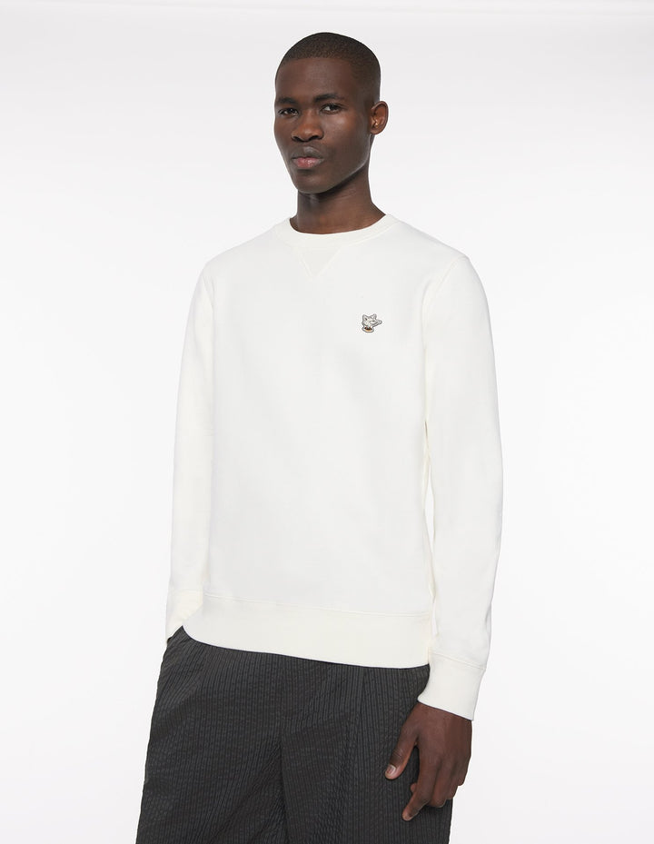 BARISTA FOX PATCH REGULAR SWEATSHIRT TAPIOCA