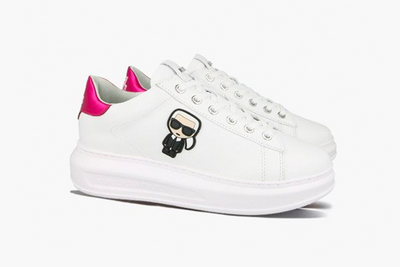 KARL LAGERFELD, sneaker, pink, white, IKONIK
